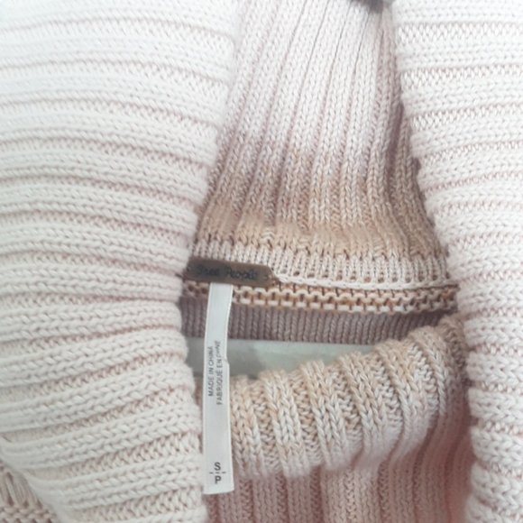 FREE PEOPLE Close To Me Striped Pullover Sweater EUC sz S - Picture 5 of 8